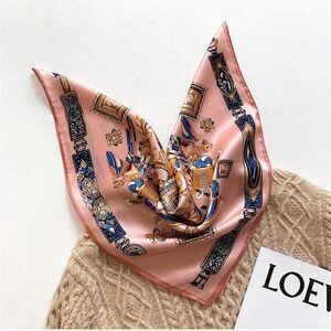Pink Jewel Silk Scarf